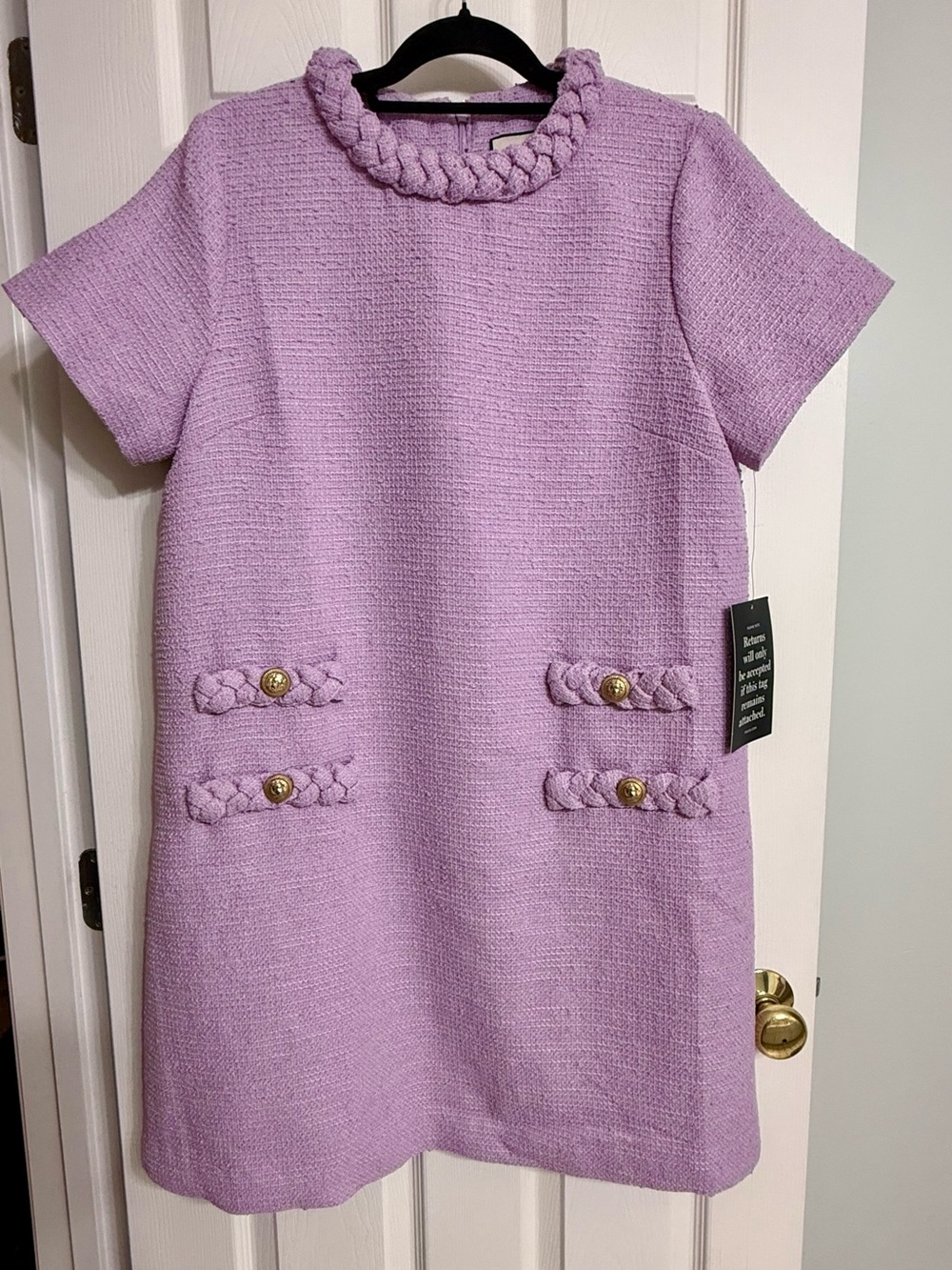 NWT Tuckernuck Lilac Tweed Jackie Dress XL